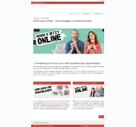Kleine Seitenvorschau von machsjetztonline.de