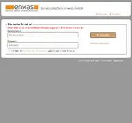 Kleine Seitenvorschau von enwas.webdataservices.de