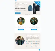 Kleine Seitenvorschau von enywear.de