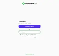 Kleine Seitenvorschau von account.mattenlager.de