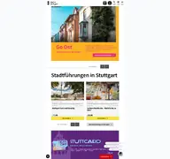 Kleine Seitenvorschau von stuttgart-tourist.de