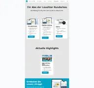 Kleine Seitenvorschau von abo.lr-online.de