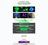 Kleine Seitenvorschau von lasertag-arena-kassel.de