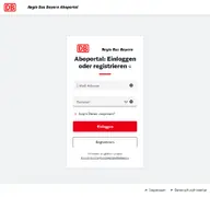 Kleine Seitenvorschau von aboportal.dbregiobus-bayern.de