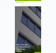 Kleine Seitenvorschau von orthozentrum-freiburg.de