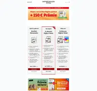 Kleine Seitenvorschau von aboshop.otz.de