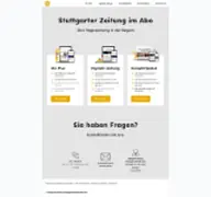 Kleine Seitenvorschau von abo.stuttgarter-zeitung.de