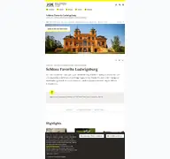 Kleine Seitenvorschau von schloss-favorite-ludwigsburg.de