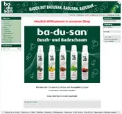 Kleine Seitenvorschau von badusanshop.de