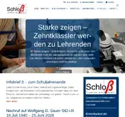 Kleine Seitenvorschau von schloss-gymnasium.de
