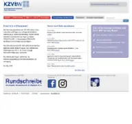 Kleine Seitenvorschau von abrechnungsleitlinien.kzvbw.de
