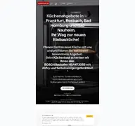 Kleine Seitenvorschau von kuechenangebote.mykitchen.de