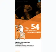 Kleine Seitenvorschau von kulturwochen-hauzenberg.de