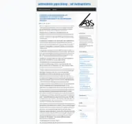 Kleine Seitenvorschau von abs-bund.de