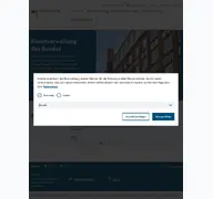 Kleine Seitenvorschau von kunstverwaltung.bund.de