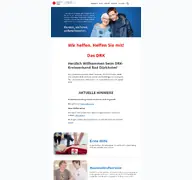 Kleine Seitenvorschau von kv-duew.drk.de