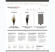 Kleine Seitenvorschau von abutments4life.de