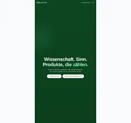 Kleine Seitenvorschau von practs.de