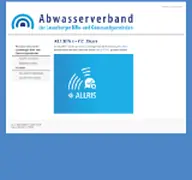 Kleine Seitenvorschau von abwasserverband-lbg.sitzung-online.de