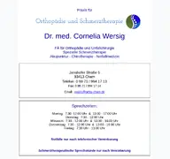 Kleine Seitenvorschau von orthopaedie-cham.de