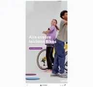 Kleine Seitenvorschau von academy-bikes.de