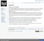Kleine Seitenvorschau von dual-wiki.de