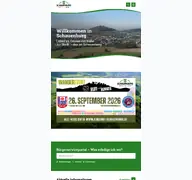 Kleine Seitenvorschau von gemeinde-schauenburg.de