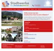 Kleine Seitenvorschau von stadtwerke-bsa.de