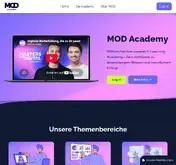 Kleine Seitenvorschau von academy.mod-education.de
