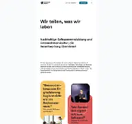Kleine Seitenvorschau von academy.sandstorm.de