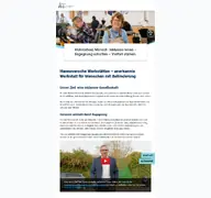 Kleine Seitenvorschau von hw-hannover.de