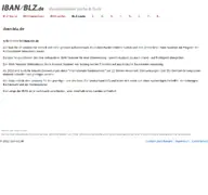 Kleine Seitenvorschau von iban-blz.de