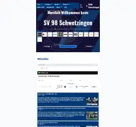Kleine Seitenvorschau von sv98schwetzingen.de