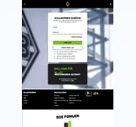 Kleine Seitenvorschau von account.borussia.de