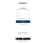 Kleine Seitenvorschau von account.desbox.de