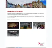 Kleine Seitenvorschau von gemeinsam.mittweida.de