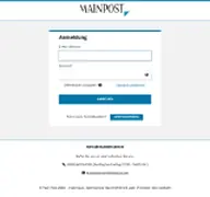 Kleine Seitenvorschau von account.mainpost.de