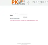 Kleine Seitenvorschau von account.pkoffice.de