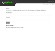 Kleine Seitenvorschau von accounts.spline.de