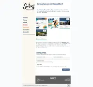 Kleine Seitenvorschau von swinginduesseldorf.de