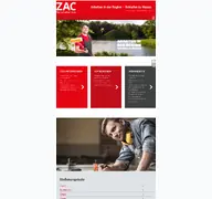 Kleine Seitenvorschau von zac-personalservice.de