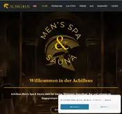 Kleine Seitenvorschau von achilleus-sauna.de