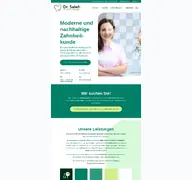 Kleine Seitenvorschau von zahnaerztin-saleh.de