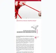 Kleine Seitenvorschau von jahresthema.bbaw.de