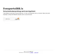 Kleine Seitenvorschau von livesports088.is