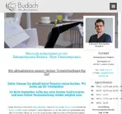 Kleine Seitenvorschau von zahnarzt-budach.de