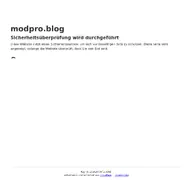 Kleine Seitenvorschau von modpro.blog
