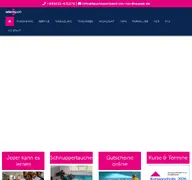 Kleine Seitenvorschau von actionsport-nordhausen.de