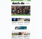 Kleine Seitenvorschau von dach.de