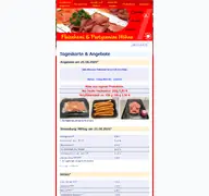 Kleine Seitenvorschau von fleischerei-hoehne.de